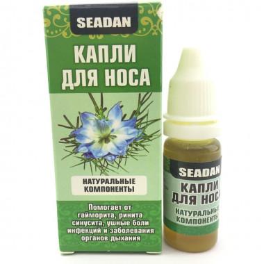 Капли в нос SEADAN с черным тмином 12мл